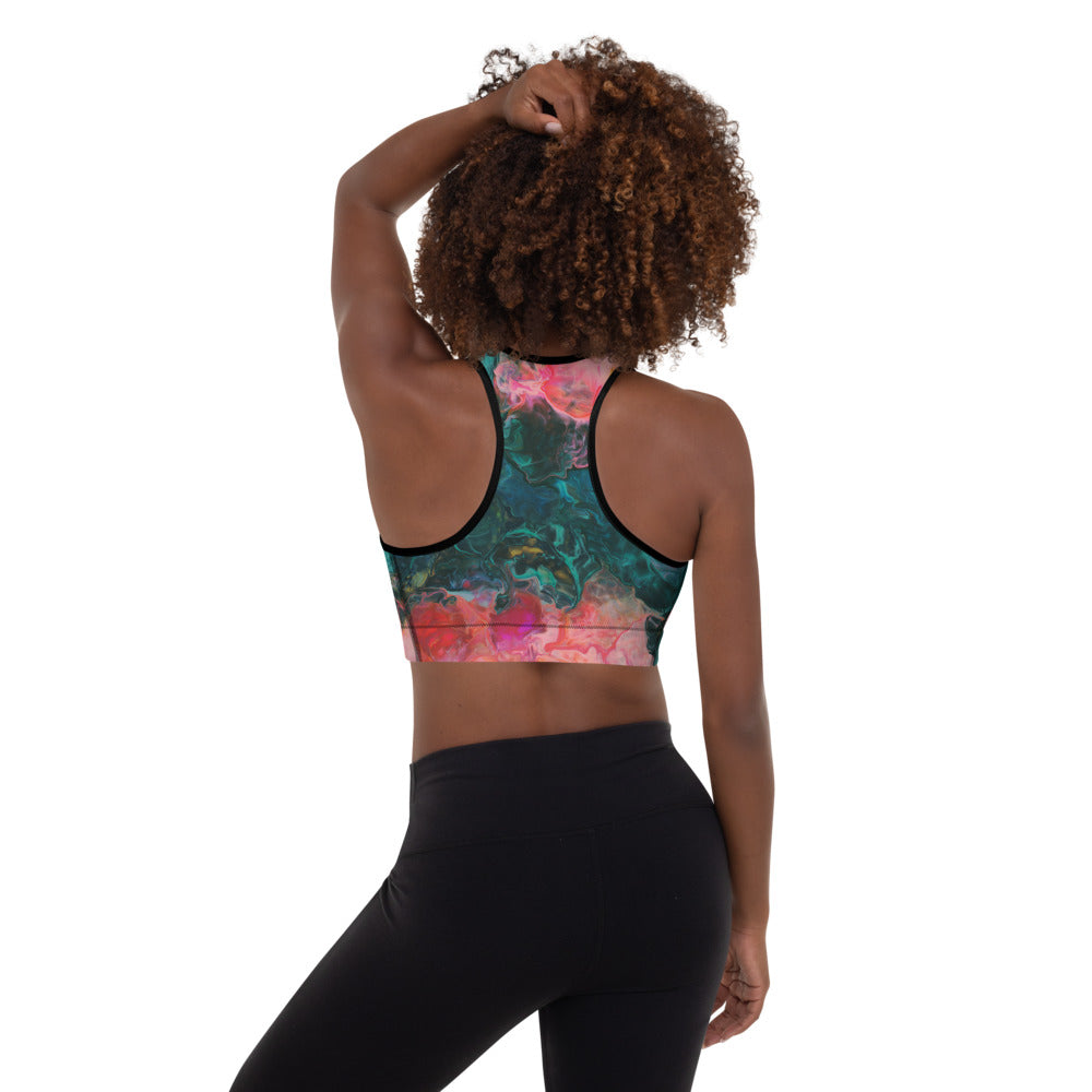 Feel the Borboleta Padded Sports Bra