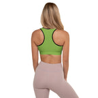 Green Grass Padded Sports Bra