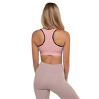 Pink Petal Padded Sports Bra