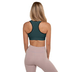 Sea Green Padded Sports Bra