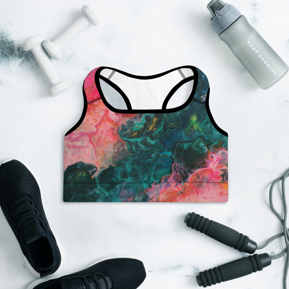 Feel the Borboleta Padded Sports Bra