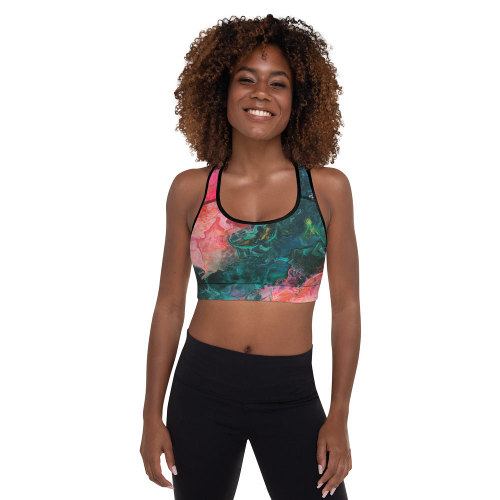 Feel the Borboleta Padded Sports Bra