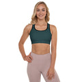 Sea Green Padded Sports Bra
