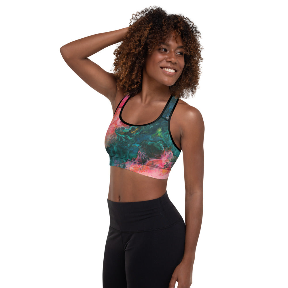 Feel the Borboleta Padded Sports Bra
