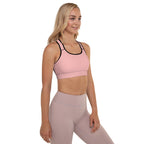 Pink Petal Padded Sports Bra