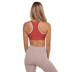 Cherry Red Padded Sports Bra