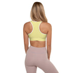 Butter Yellow Padded Sports Bra