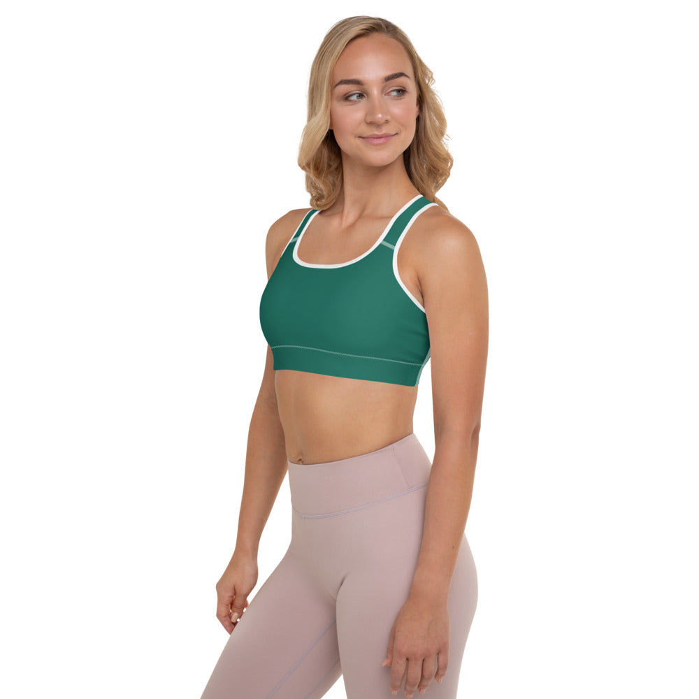 Bright Green Padded Sports Bra