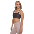 Chocolate Brown Padded Sports Bra