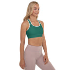 Bright Green Padded Sports Bra