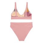 Pink Petal Recycled High-Waisted Bikini