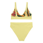 Butter Yellow Recycled High-Waisted Bikini
