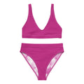 Fabulous Fuchsia Recycled High-Waisted Bikini