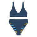 In the Navy Recycled High-Waisted Bikini