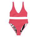 Fabulous Fuchsia Recycled High-Waisted Bikini