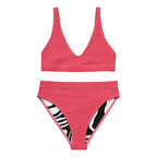 Fabulous Fuchsia Recycled High-Waisted Bikini