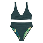 Sea Green Recycled High-Waisted Bikini