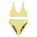 Butter Yellow Recycled High-Waisted Bikini