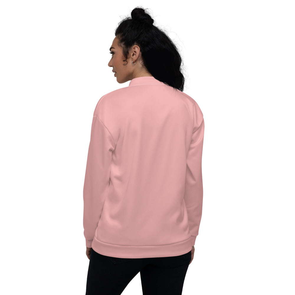 Pink Petal Unisex Bomber Jacket