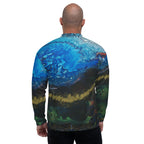 Gold Stream Unisex Bomber Jacket