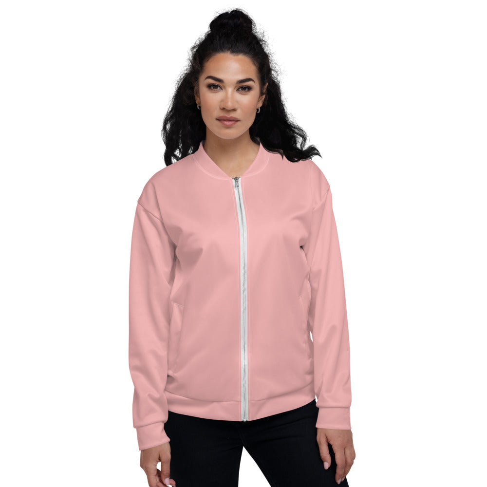 Pink Petal Unisex Bomber Jacket