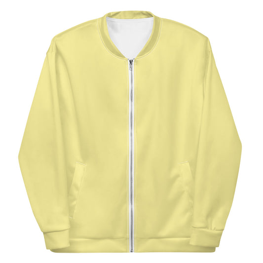 Butter Yellow Unisex Bomber Jacket