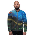 Gold Stream Unisex Bomber Jacket