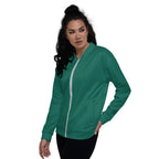 Bright Green Unisex Bomber Jacket