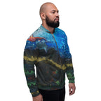 Gold Stream Unisex Bomber Jacket