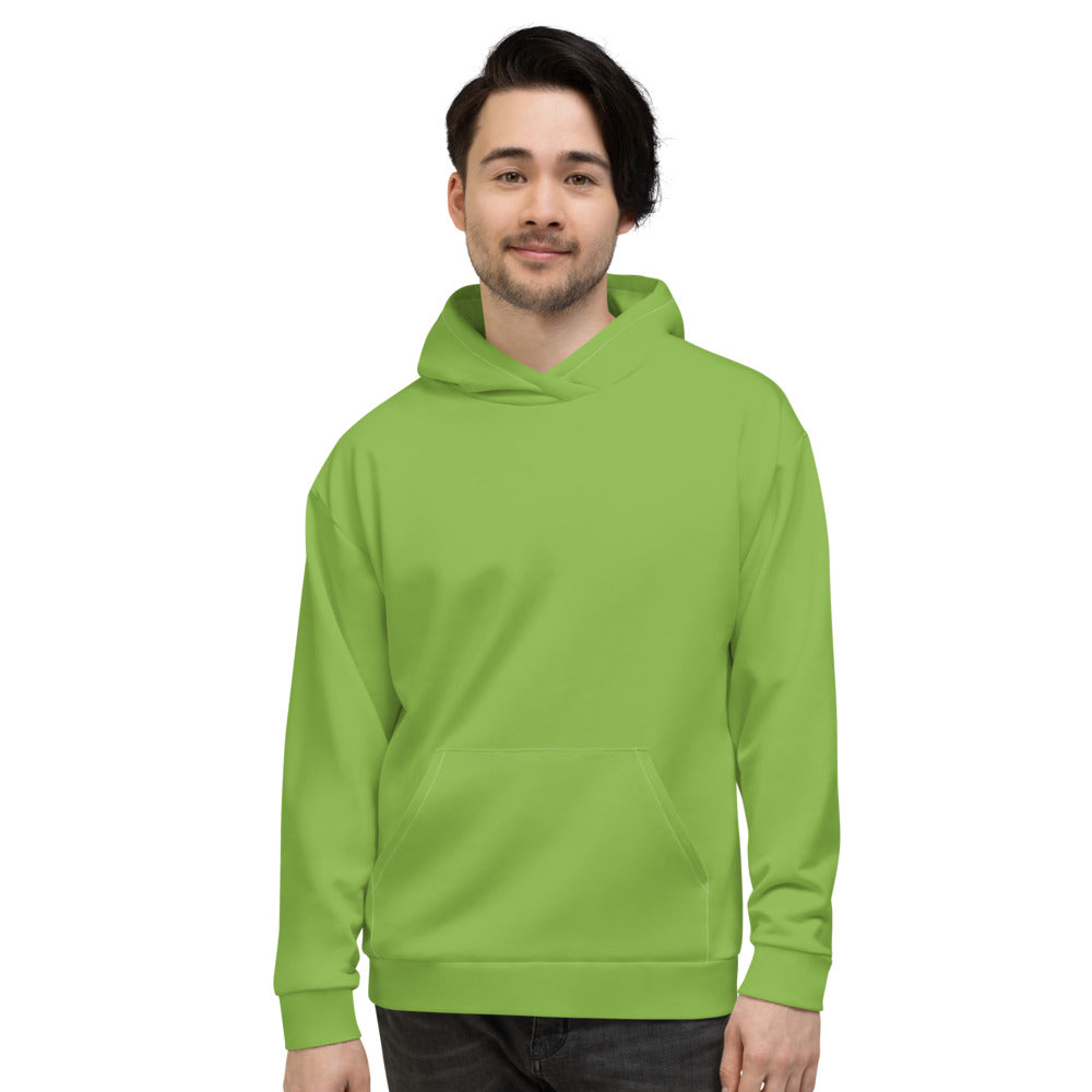 Plain light green online hoodie