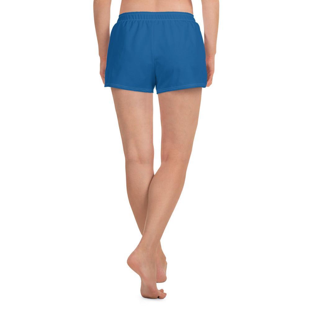 Water Blue Athletic Short Shorts