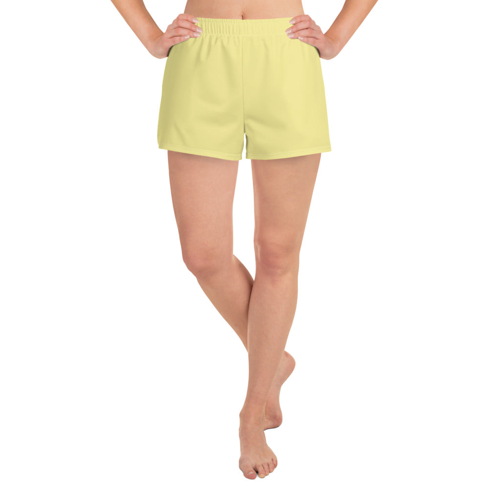 Butter Yellow Athletic Short Shorts