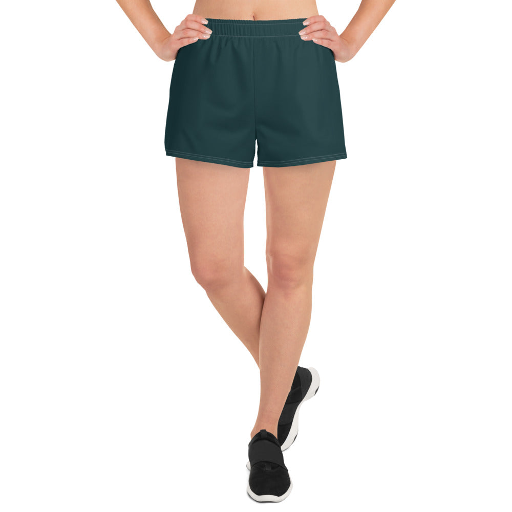 Sea Green Athletic Short Shorts