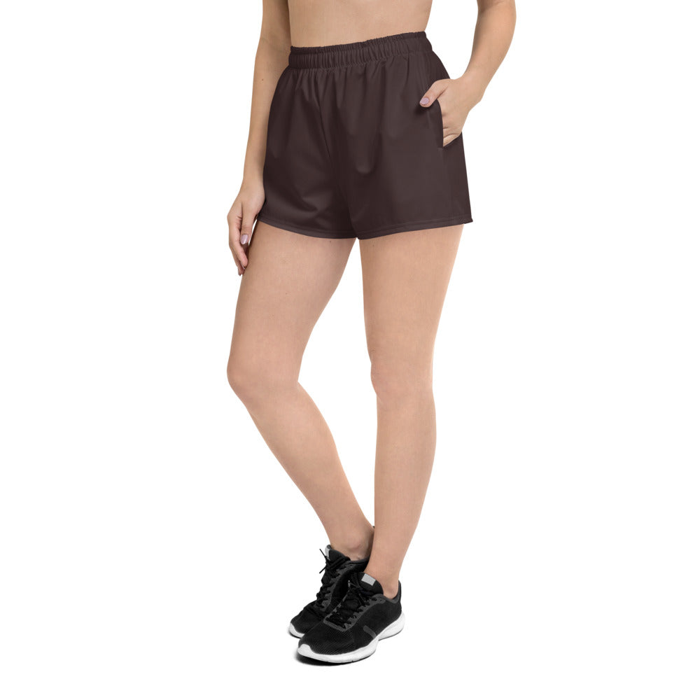 Chocolate Brown Athletic Short Shorts