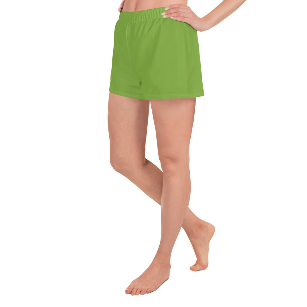 Grass Green Athletic Short Shorts