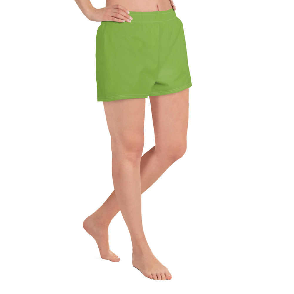 Grass Green Athletic Short Shorts