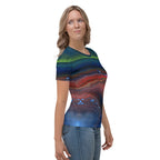 Northern Light Fitted Crew Neck T-Shirt