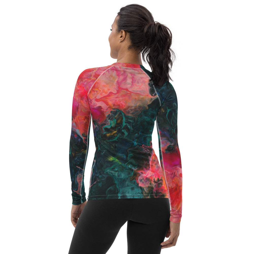 Feel the Borboleta Women's Rash Guard