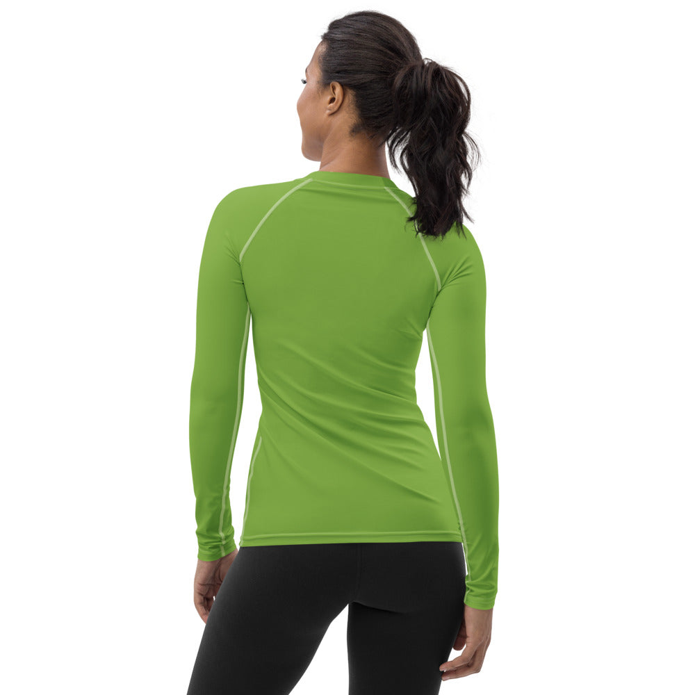 Green Grass Women's Rash Guard