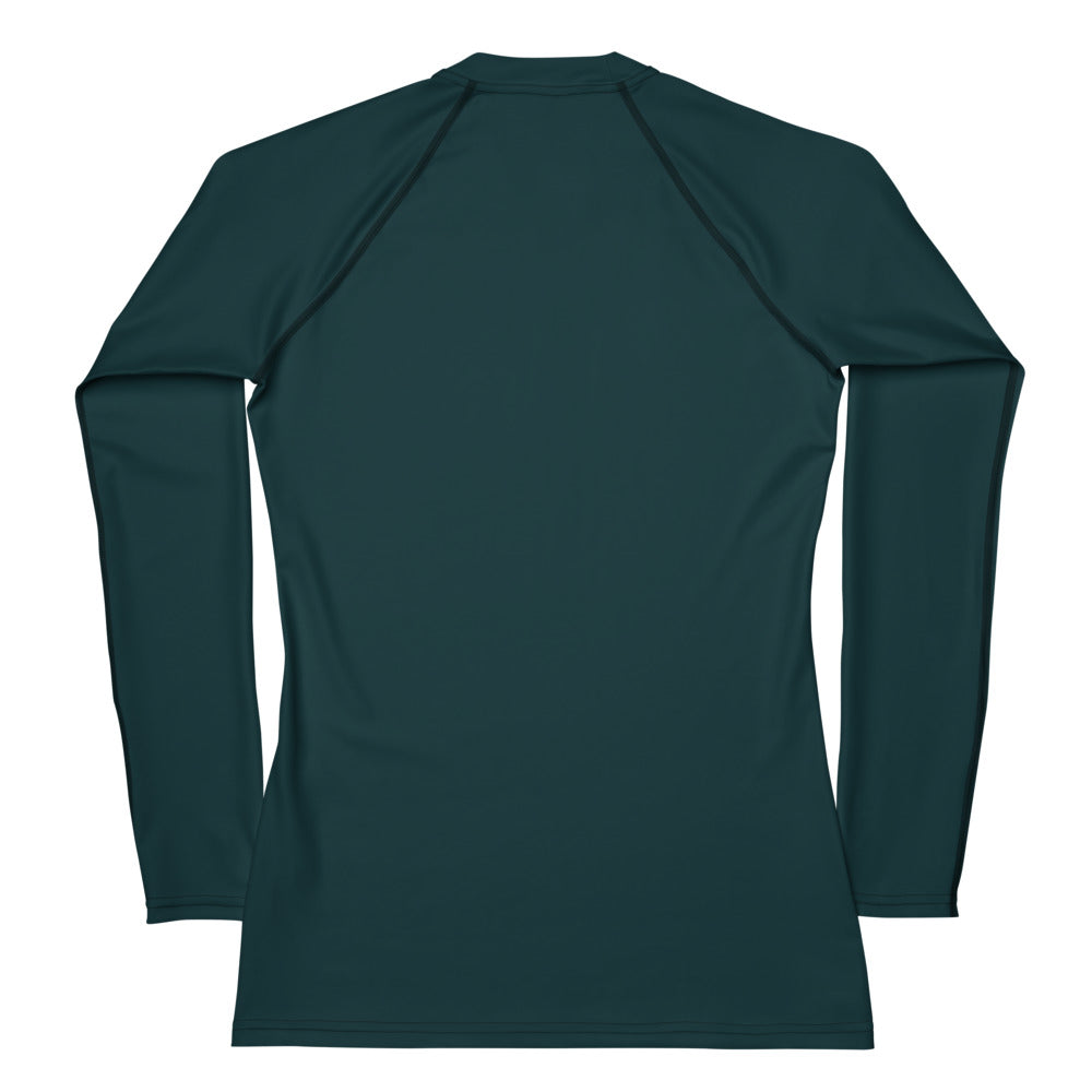 Sea Green Women's Rash Guard