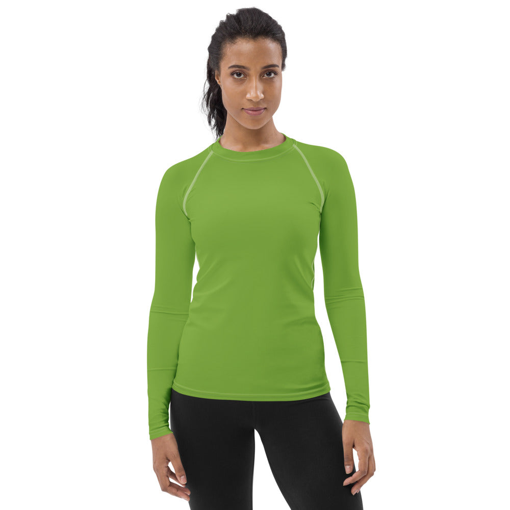 Green Grass Women's Rash Guard