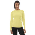 Butter Yellow Women's Rash Guard