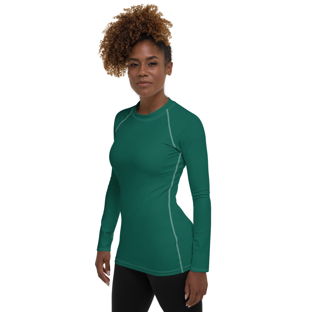 Bright Green Women's Rash Guard