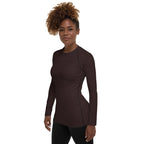 Chocolate Brown Women's Rash Guard