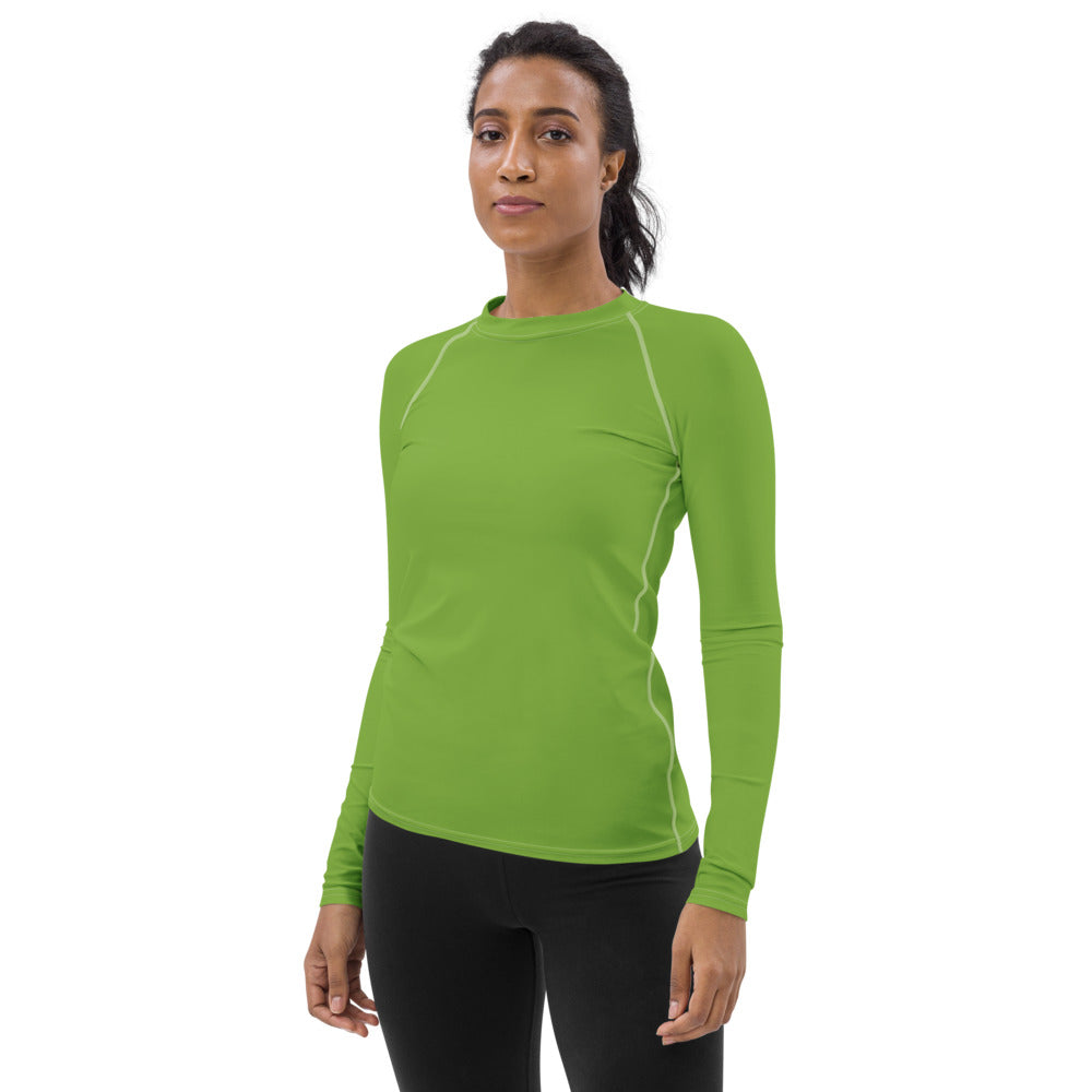 Green Grass Women's Rash Guard