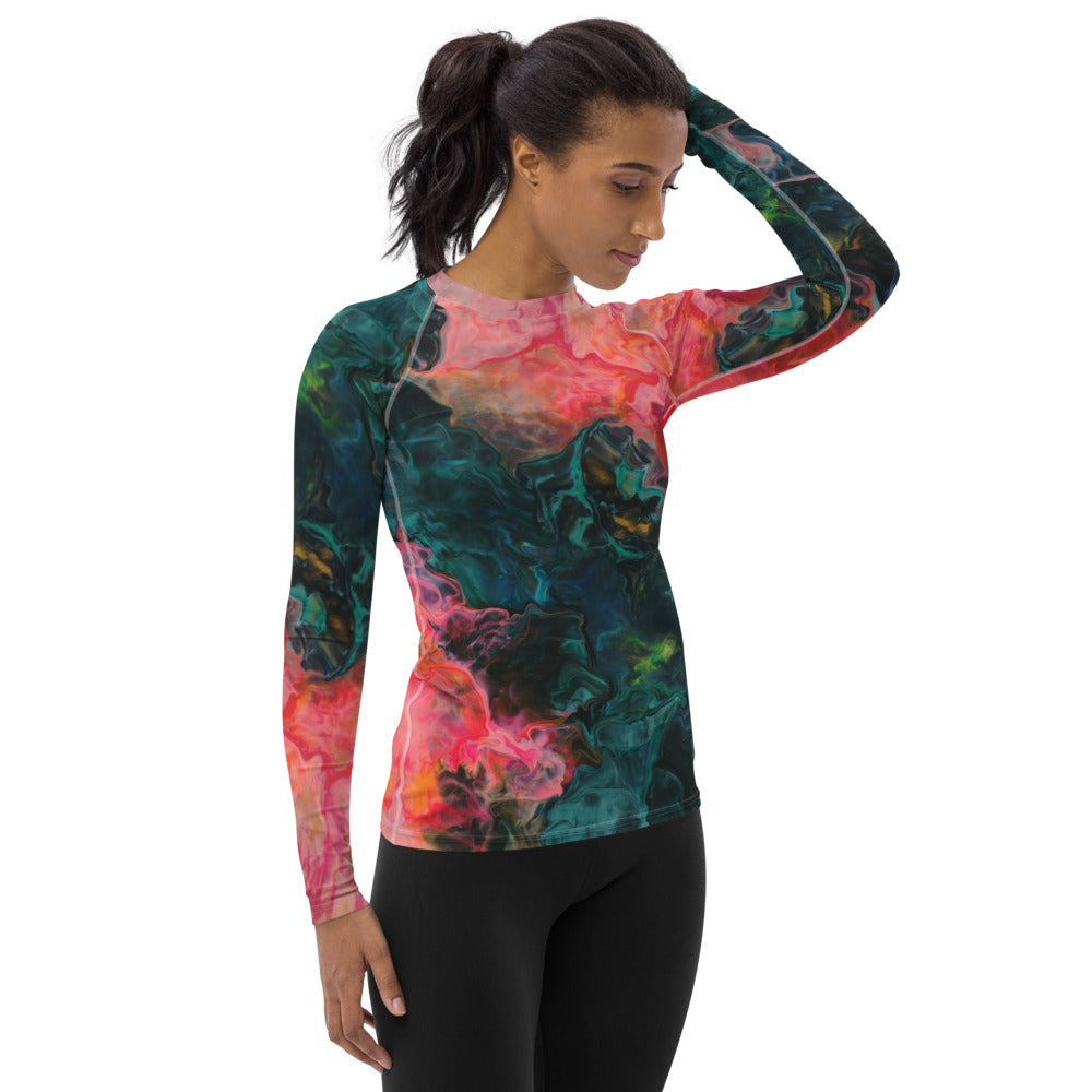 Feel the Borboleta Women's Rash Guard