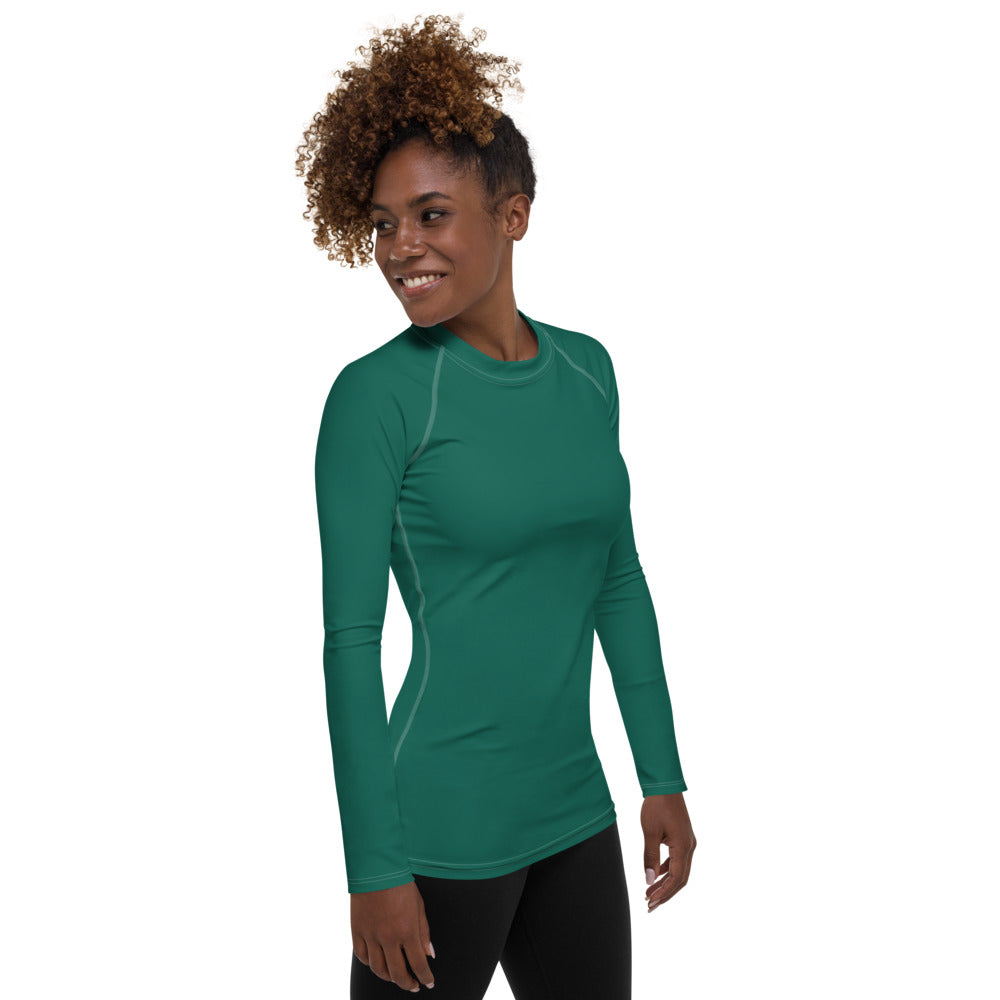 Bright Green Women's Rash Guard