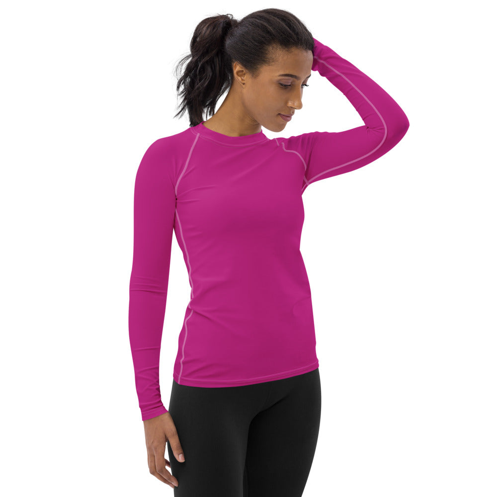 Fabulous Fuchsia Women's Rash Guard