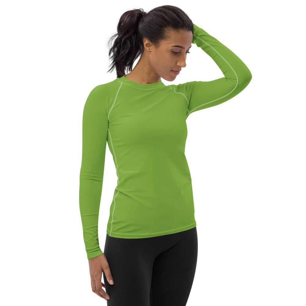 Green Grass Women's Rash Guard