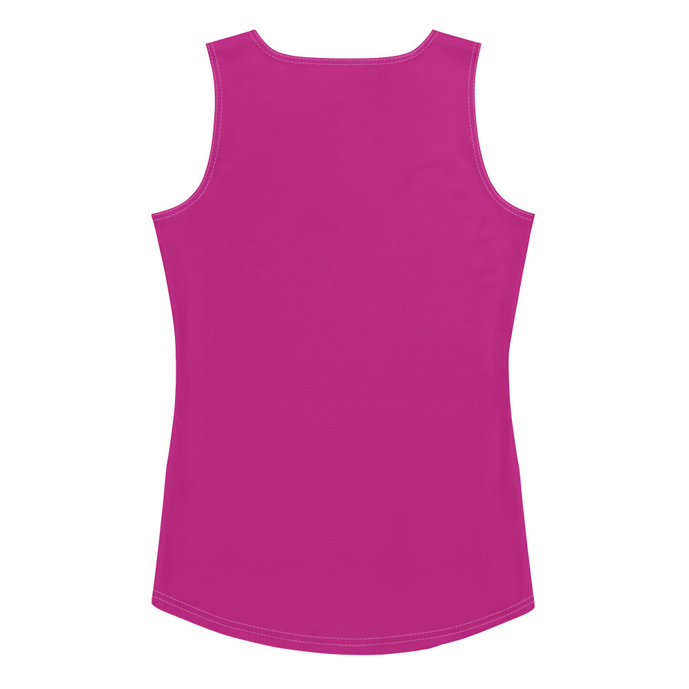 Fabulous Fuchsia Fitted Tank Top